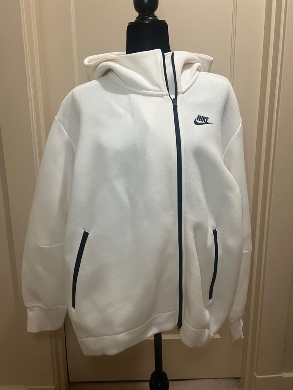 Nike tech fleece full zip cape hoodie